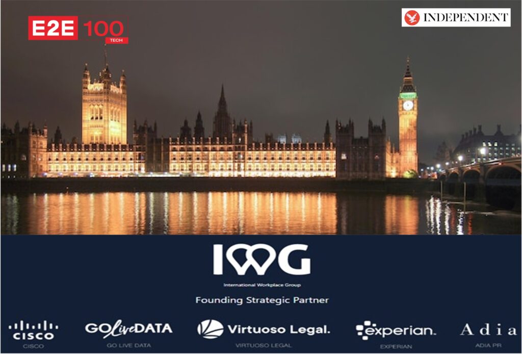 E2E Tech 100 Launch Reception at the House of Lords in association with The Independent